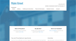 Desktop Screenshot of mainstreetslipperyrock.com
